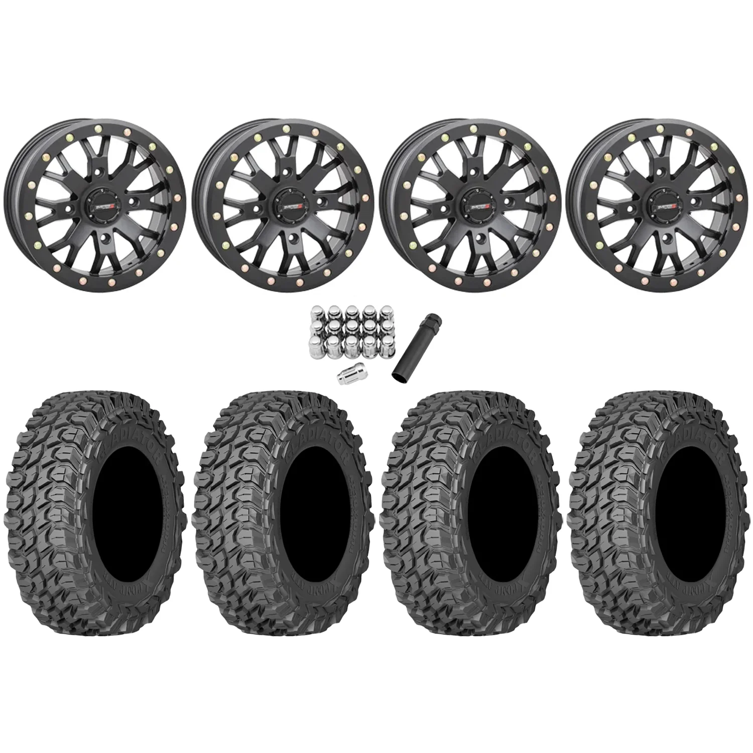 Gladiator X Comp ATR 32x10-14 (10ply) Radial Tires on System 3